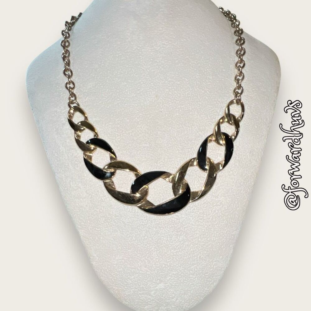 Bundle Sale 3 for $15 | Gold & Black Chain Necklace